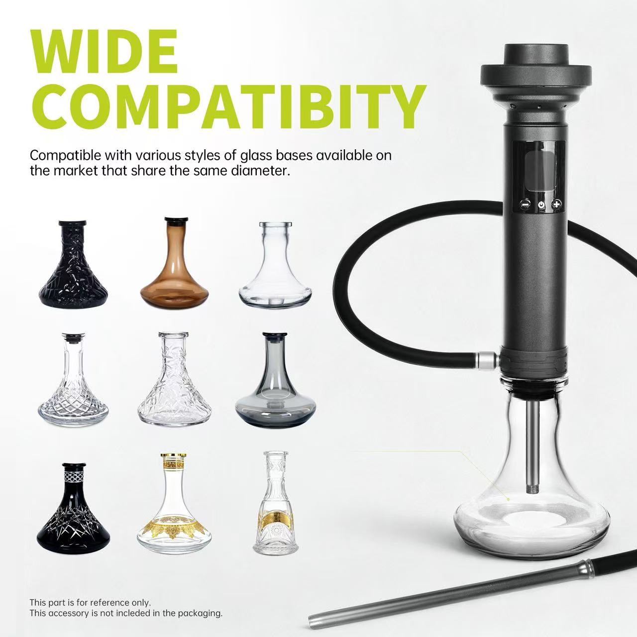 smart electronic hookah with touch control